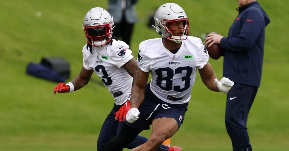 Patriots assistant coach Todd Downing happy with young wide receivers’ work ethic