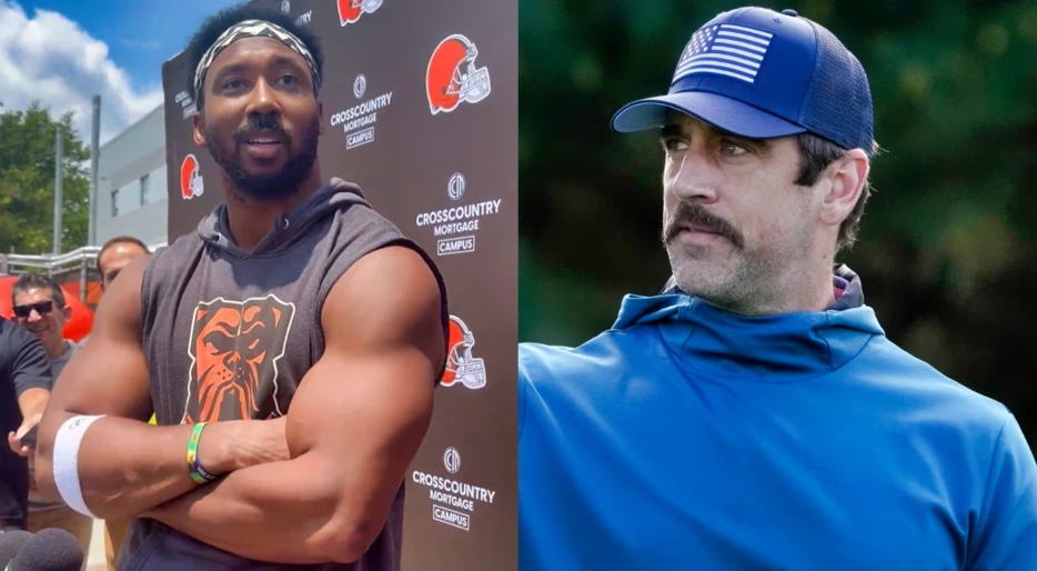 Myles Garrett Sends Nasty Threat To Aaron Rodgers That Should Terrify The New Steelers QB