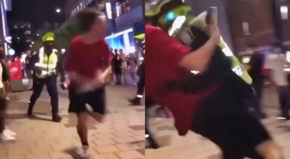 Video Of “NFL Style” Tackle At Los Angeles Immigration Protest Has Fans Begging Their Teams To Get This Dude A Contract