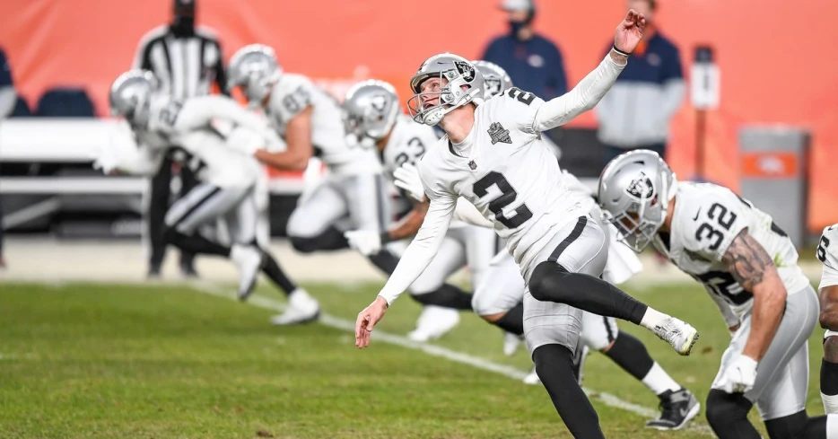Raiders 2025: Daniel Carlson wants more action, less touchbacks