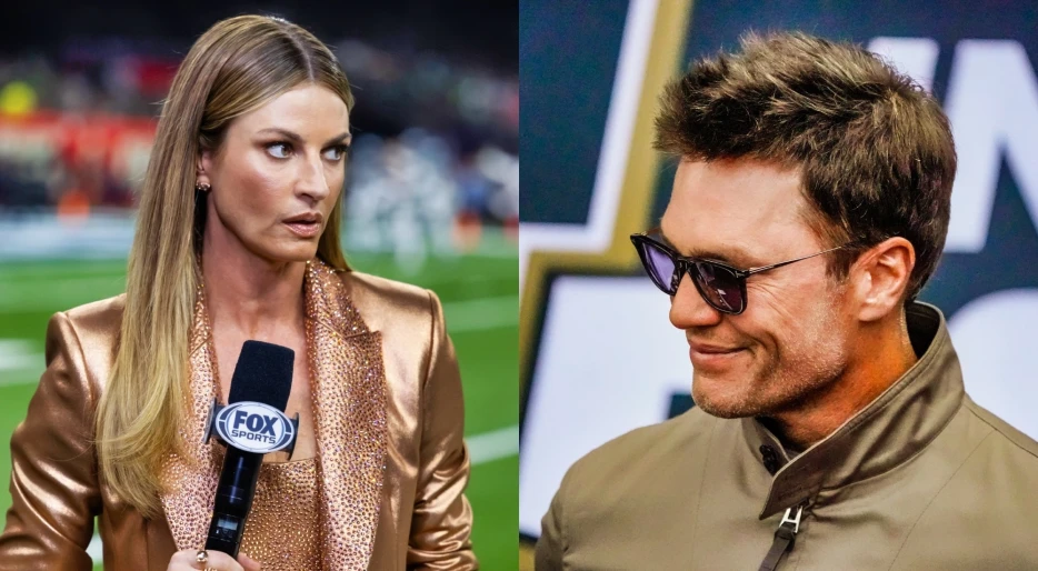 Erin Andrews Was Caught Drooling Over Tom Brady’s Half Nude Photo