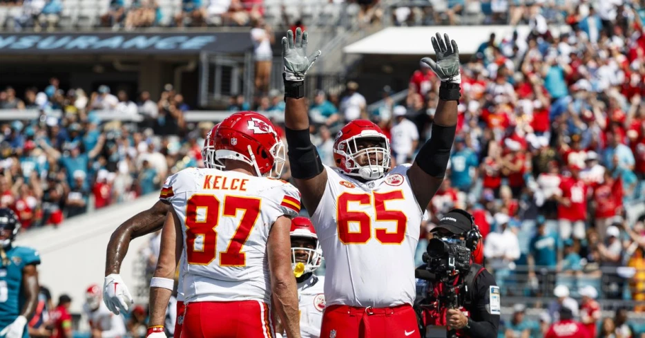 Trey Smith joins Travis, Jason Kelce on the ‘New Heights’ podcast