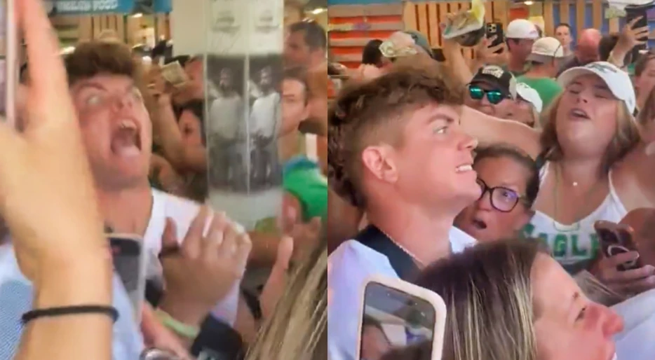 Eagles DB Cooper DeJean Had A Wild Reaction After Getting Mobbed By A Group Of Thirsty Women