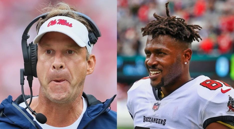 Lane Kiffin Fires Vicious Shot At Antonio Brown After Former NFL WR Filed For Bankruptcy