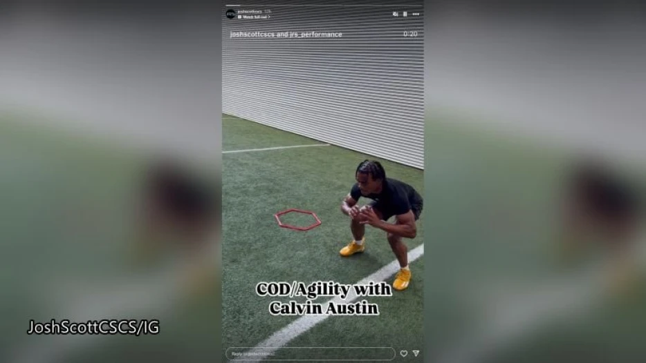Watch: Calvin Austin III Looks Explosive In Offseason Agility Training