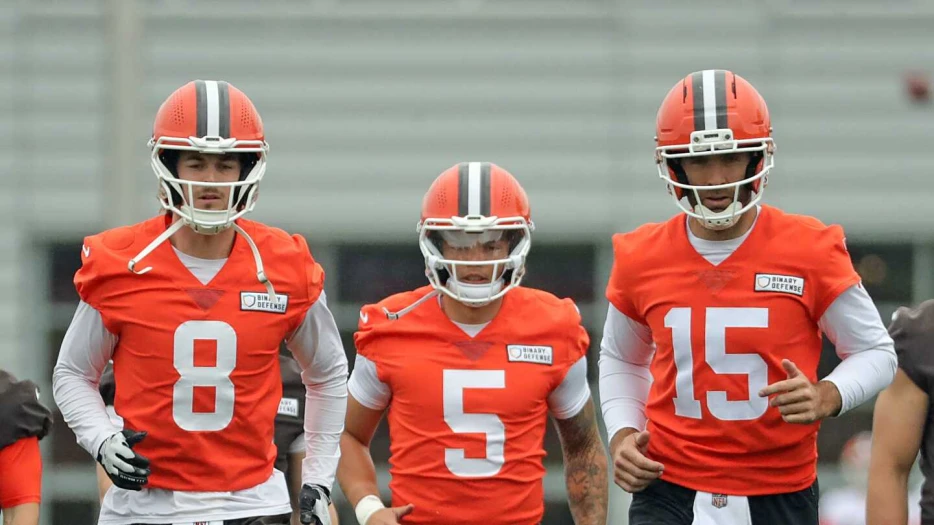 Who'll be the odd man out in the Cleveland quarterback battle?
