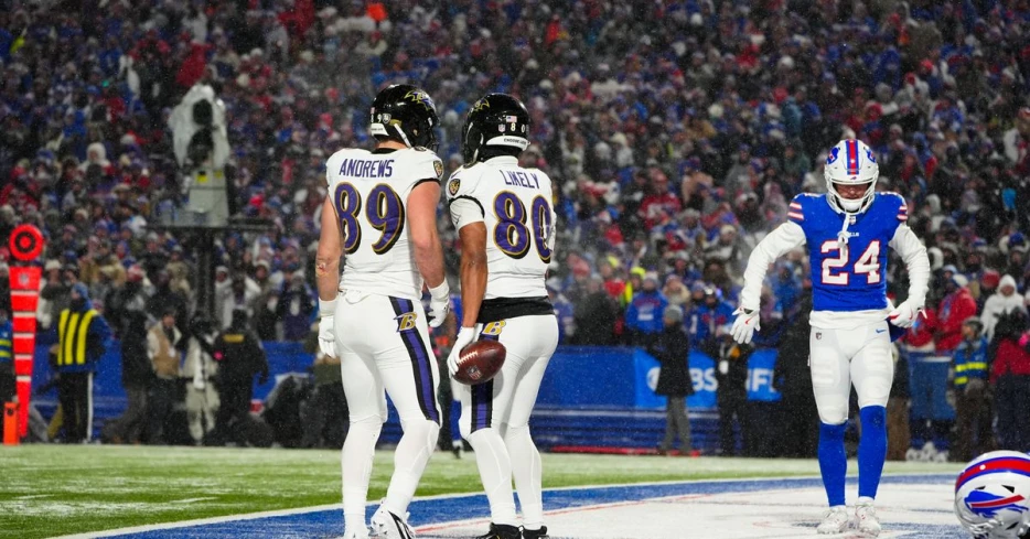 Who will lead the Ravens in receiving touchdowns in 2025?