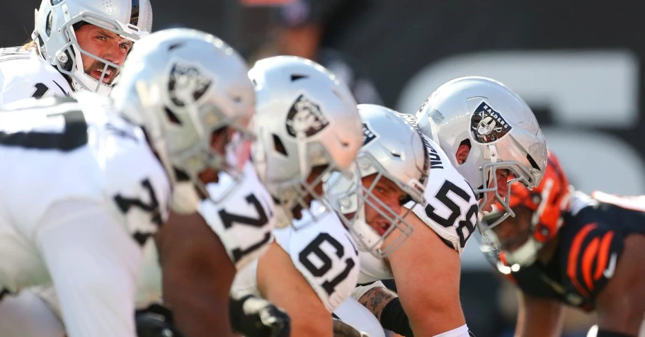 Where does Raiders OL rank in AFC West?
