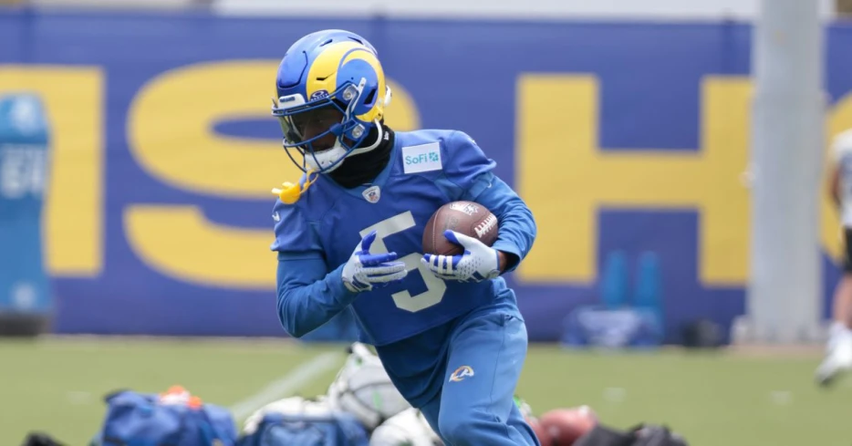 With a larger role expected in 2025, this Rams WR is putting in some extra offseason work