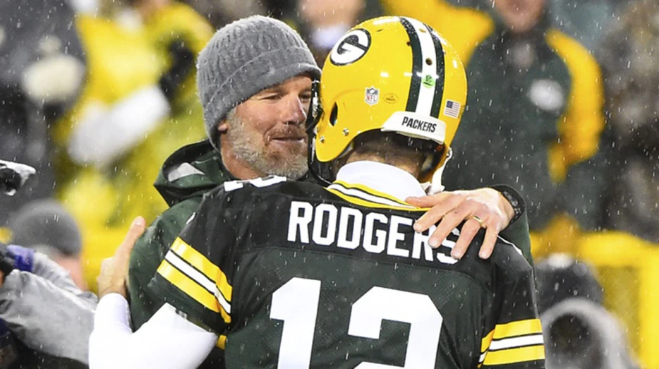 The Office star reveals bonkers Brett Favre coincidence when meeting Aaron Rodgers