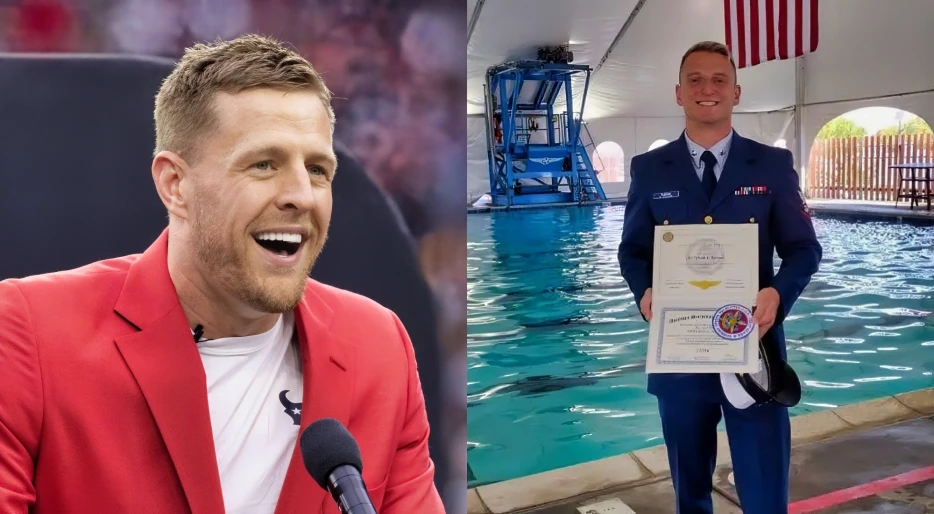 JJ Watt’s Epic One-Word Tribute Honors Coast Guard Hero Saving 165 in Texas Flood Crisis