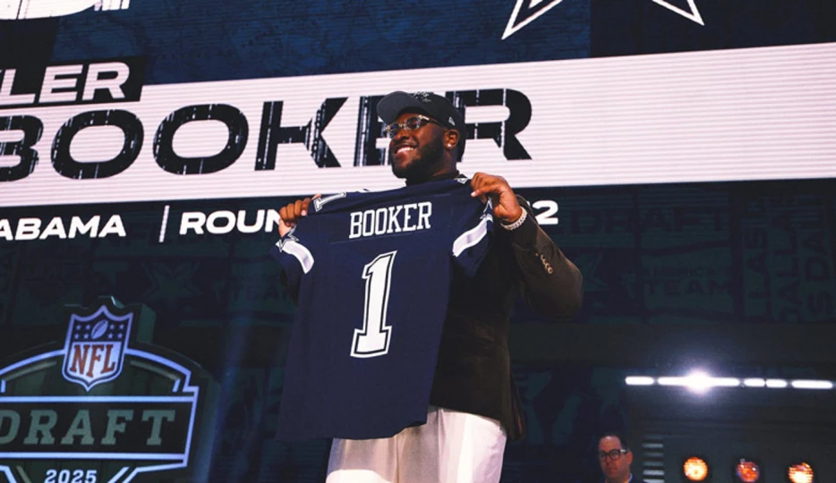 Cowboys Rookie Tyler Booker: Not Winning at Alabama Fuels My 'Burn and Passion'