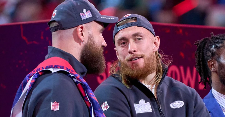 In new ESPN ranking, George Kittle again steps in front of Travis Kelce