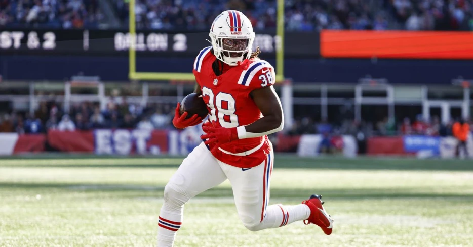 Patriots player profile: Rhamondre Stevenson remains the No. 1 running back, for now