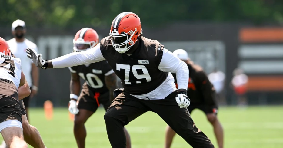 Browns Reacts Survey - Who is going to start more at left tackle for Cleveland?