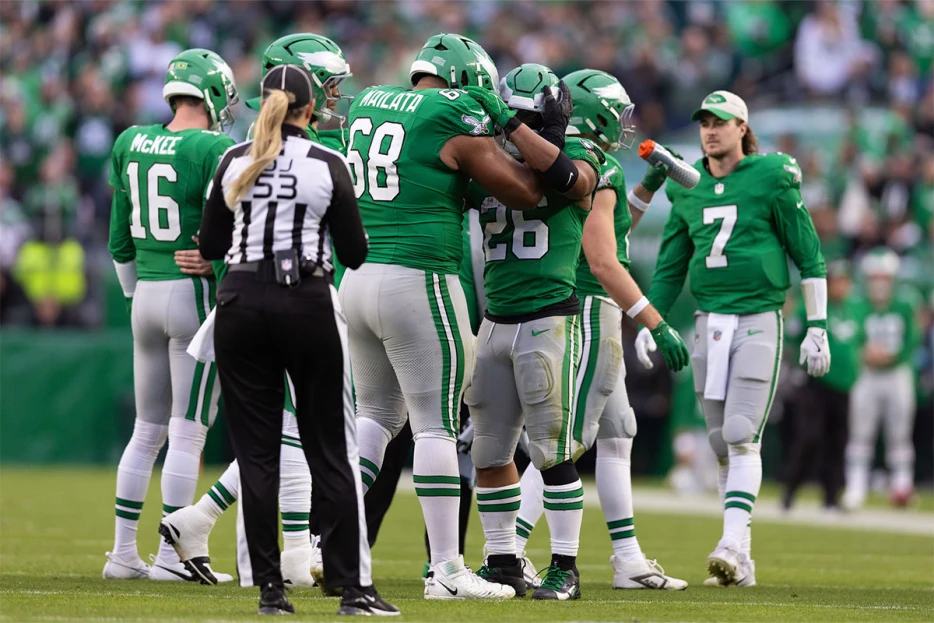 Eagles’ Jordan Mailata gives perfect speech after Saquon Barkley’s ESPYs win