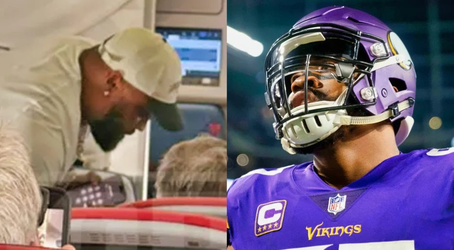 Shocking Inside Plane Photos Surface from Delta Flight Where Ex-Vikings Star Everson Griffen Was Removed by Police After Emergency Landing