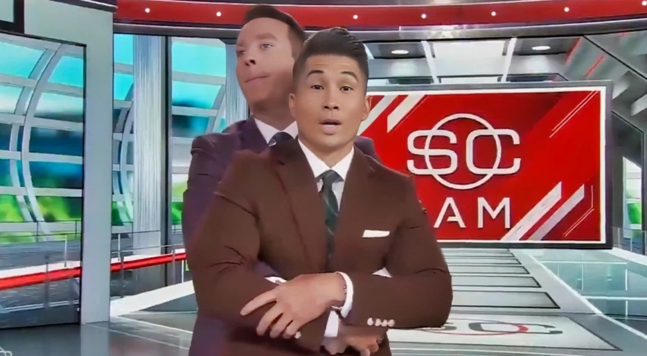 SportsCenter Anchors Savagely Reenacted The Viral Jumbotron Cheating Scandal From Coldplay Concert On Live TV