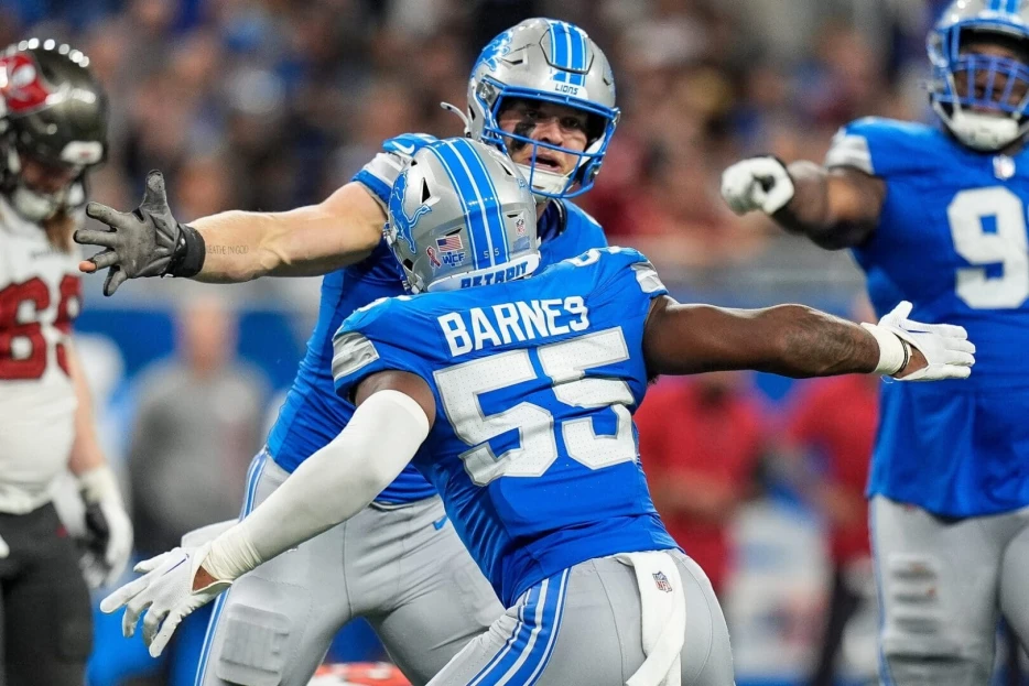 NFC Notes: Derrick Barnes, Carrington Valentine, Lions, Packers, Vikings