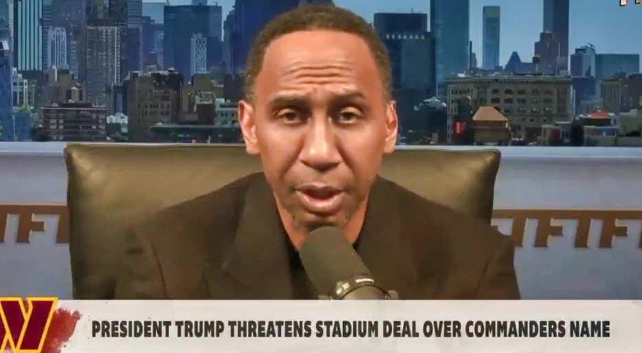 Stephen A. Smith Drops Wild “Epstein Files” Accusation Out Of Nowhere While Bashing Donald Trump For His Threat Towards The Washington Commanders