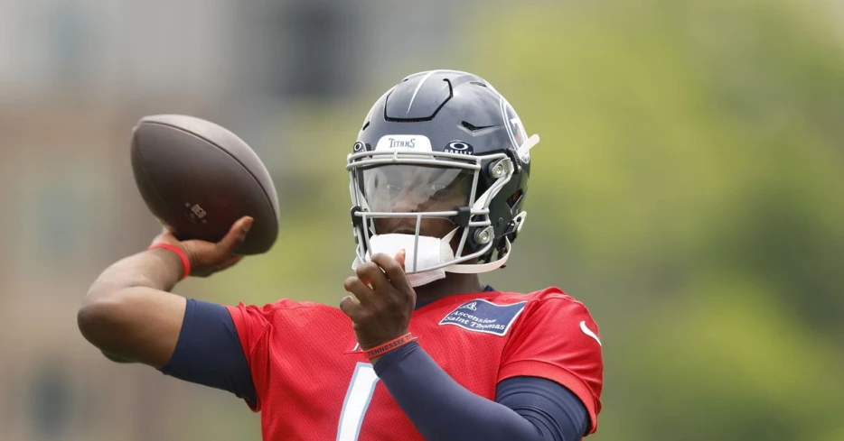 Cam Ward will “take the majority” of the number on reps in Titans training camp