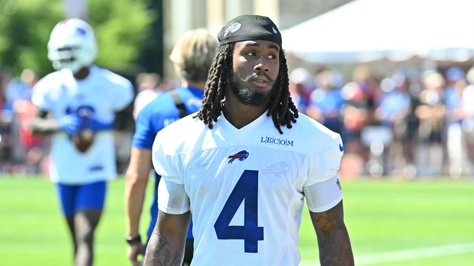 Bills’ James Cook addresses contract situation after reporting for training camp