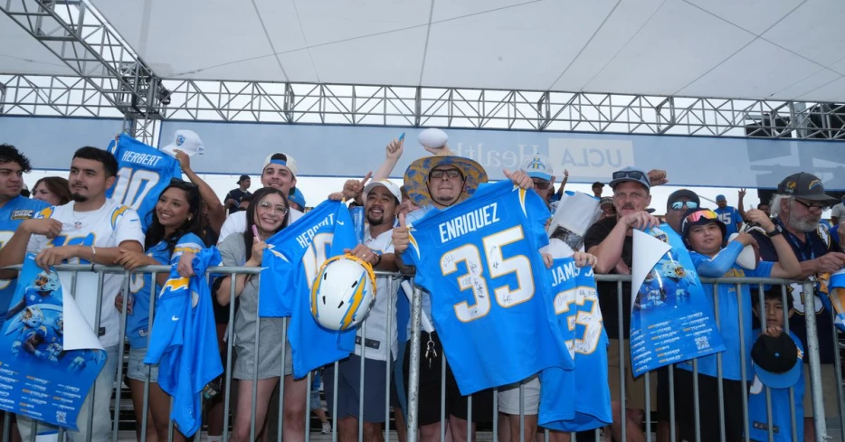 Chargers release 2025 uniform schedule