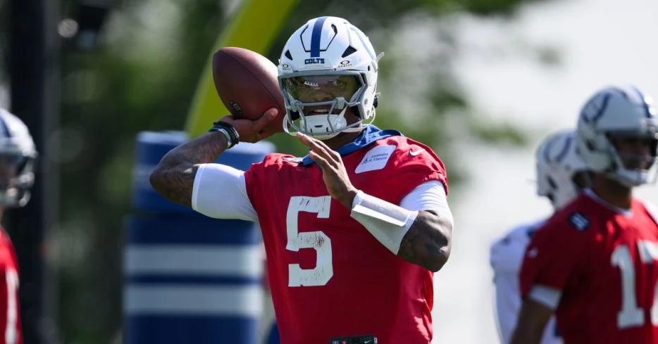 Colts’ Anthony Richardson has noticeably trimmed down in efforts to win starting quarterback competition