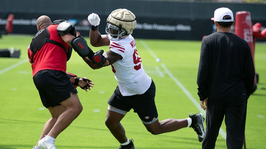 How Mykel Williams is making Trent Williams’ life hell in 49ers training camp