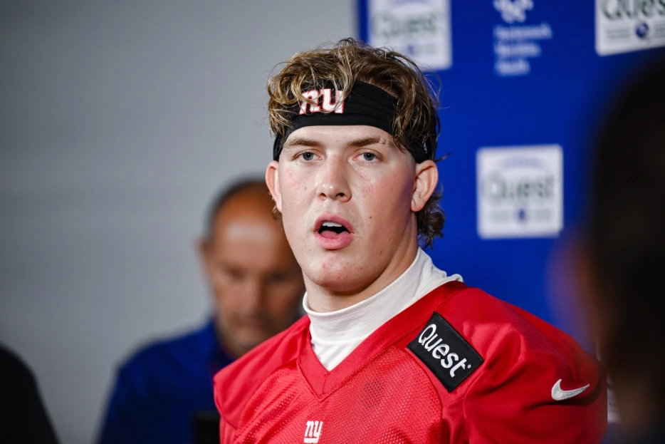Jaxson Dart’s First TD Pass of Training Camp was a Pick Six