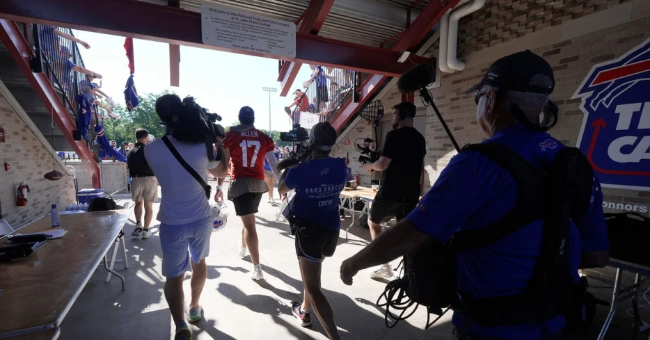 Josh Allen altering his trash-talk game for Hard Knocks cameras