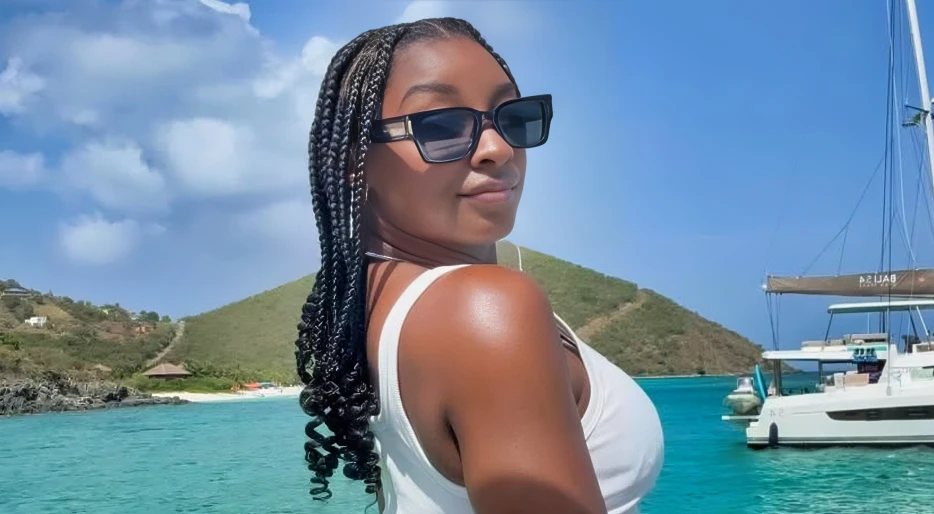 PHOTOS: Olympic Legend Simone Biles Had Her Cheeks Out In Spicy Bikini Pictures On A Yacht