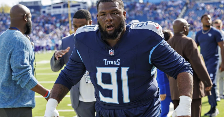 Titans sign DE Jihad Ward, release NT Keondre Coburn