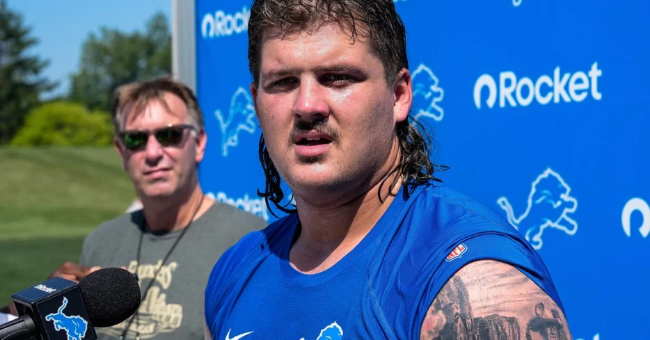 Center feeling ‘more natural’ to Lions rookie Tate Ratledge