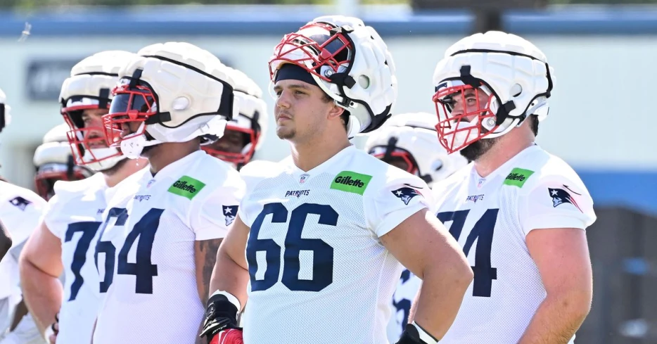 Rookie Will Campbell already making presence felt along Patriots O-line