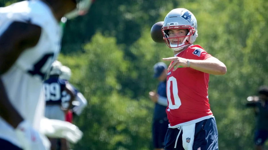 How rookie Patriots WR is already catching Drake Maye’s attention