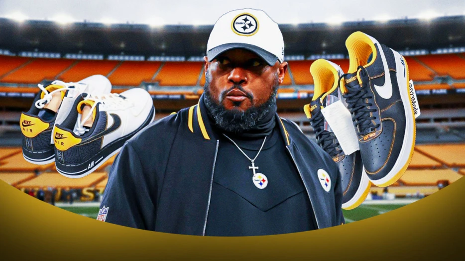 Steelers’ Mike Tomlin and his Nike Air Force 1 sneakers