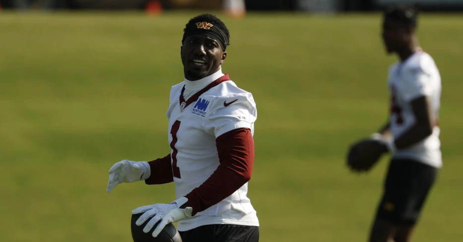 Deebo Samuel Sr. and Jayden Daniels’ chemistry seems to be blossoming well