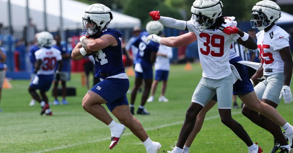 Rookie RB Cam Skattebo bringing energy, and talent, to the Giants