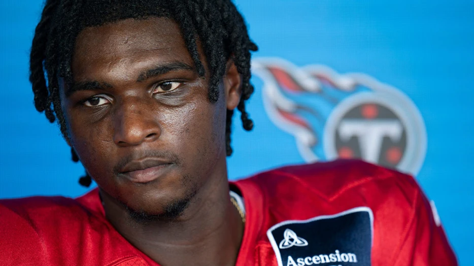 Titans WR Calvin Ridley’s 1-emoji reaction to Cam Ward’s Madden NFL 26 rating says it all
