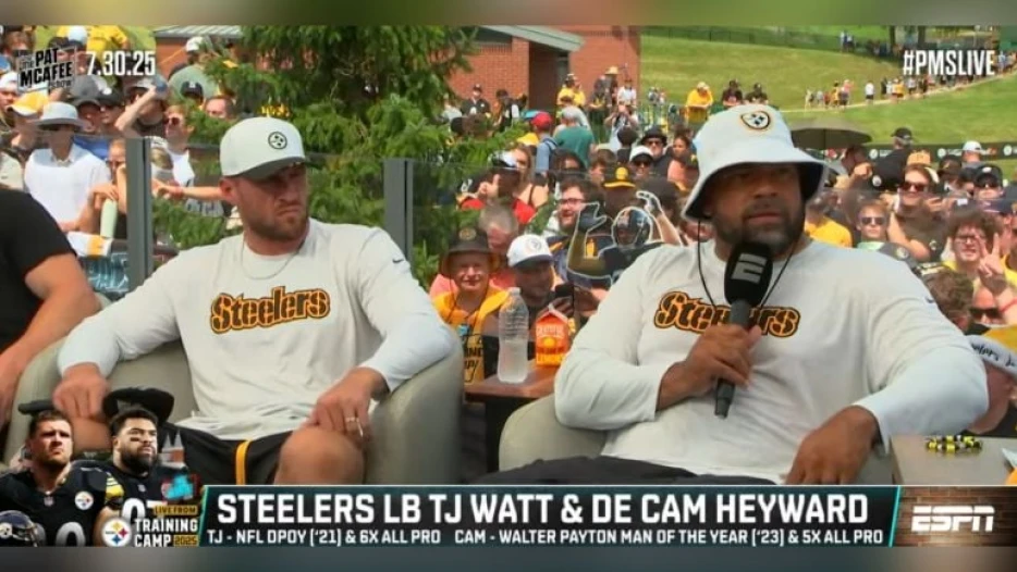 ‘T.J.’s Better:’ Pat McAfee Show Crowd Chants ‘F— Myles Garrett’ At Steelers Training Camp