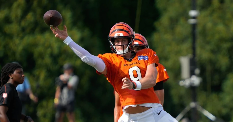You’ll love hearing what Joe Burrow had to say following Bengals practice