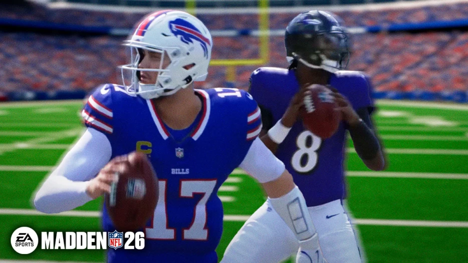 Josh Allen, Lamar Jackson Lead Madden 26 QB Ratings
