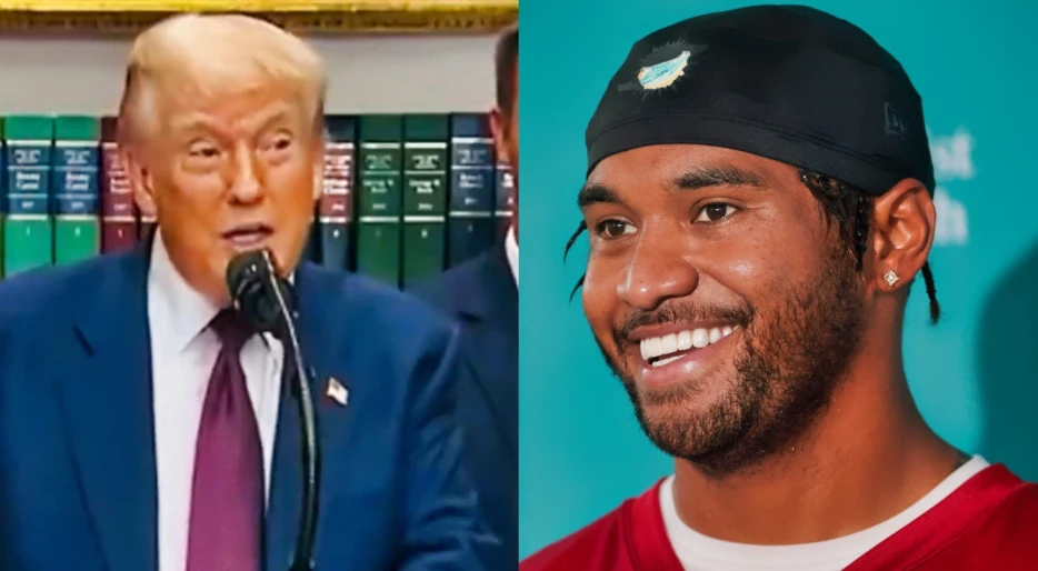 President Donald Trump Tried To Pronounce Tua Tagovailoa’s Name, And It Couldn’t Have Gone Any Worse