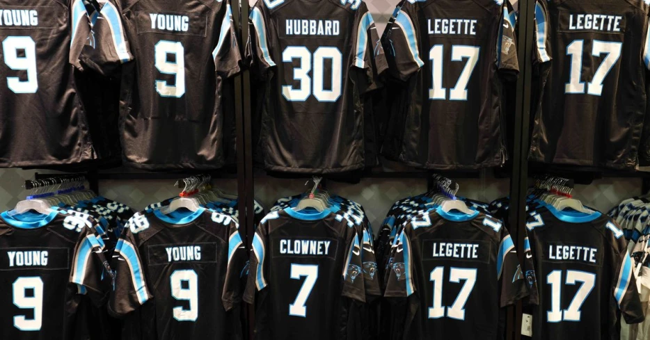 The Panthers are wearing black just four times this season