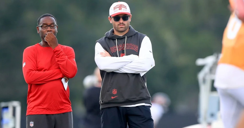 Buccaneers quarterback Baker Mayfield ‘day-to-day’ after missing Friday’s practice