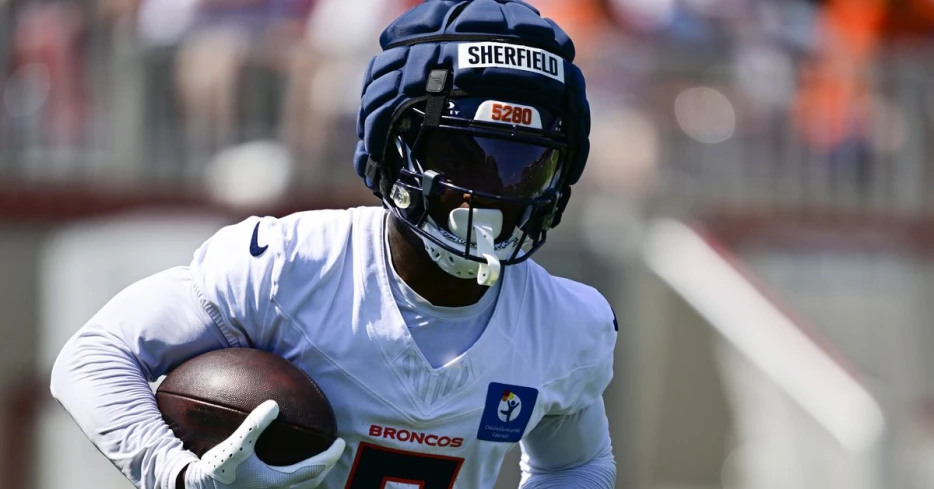 Trent Sherfield Sr. is battling it out for the Broncos’ sixth and final spot at wide receiver