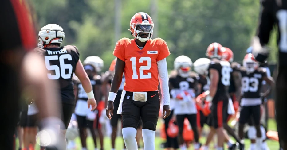 Browns QB Shedeur Sanders embracing pressure of first NFL training camp