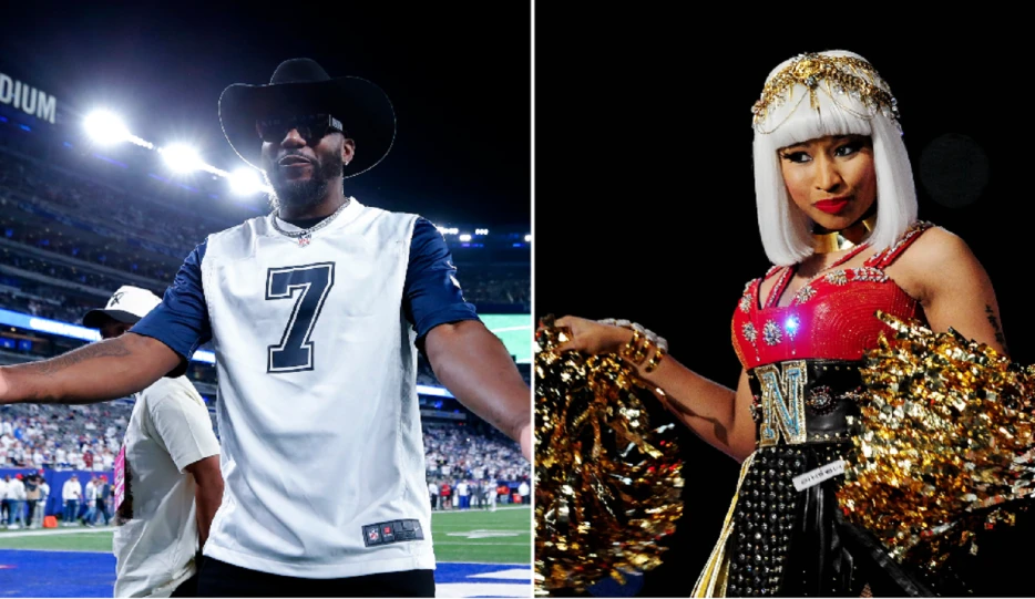 Dez Bryant &amp; Nicki Minaj Are Beefing Over Jerry Jones And Jay-Z