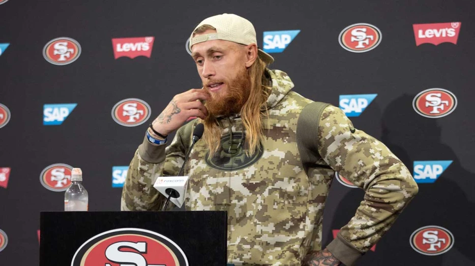 49ers’ George Kittle jokingly threatens retirement after smelling salt ban